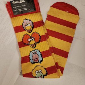Fraggle Rock Loot Crate Exclusive Crew Socks Size 6-12